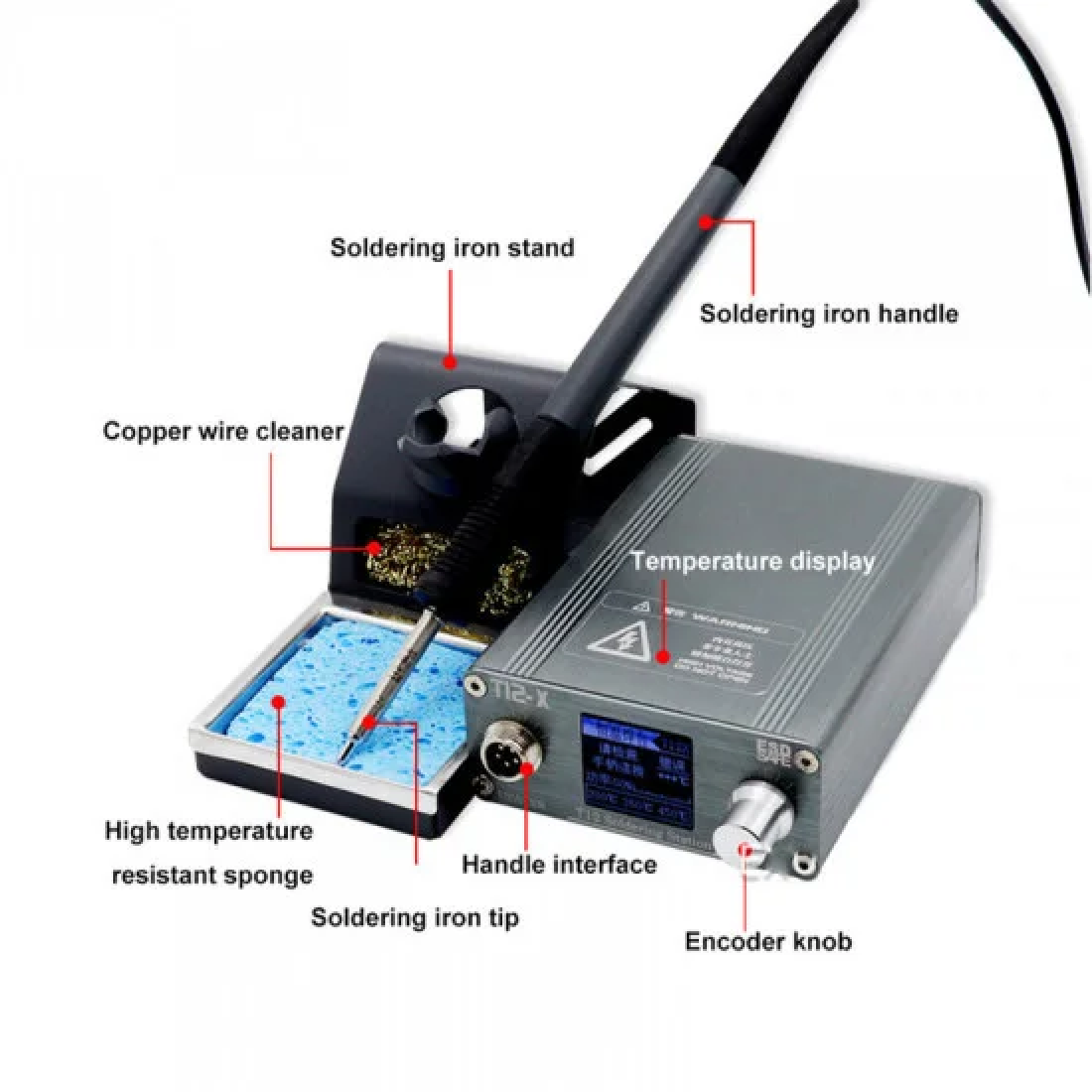 T12 X PLUS SOLDERING IRON STATION
