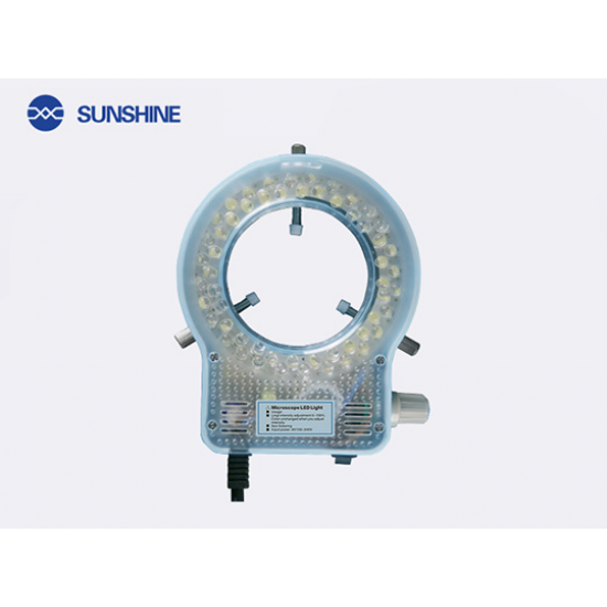 SUNSHINE {SS-033} LED MICROSCOPE RING LIGHT SOURCE WITH 56 LED FOR STEREO MICROSCOPE