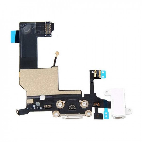 IPHONE 5C USB Charging Port Dock Connector Charging Flex Cable - White