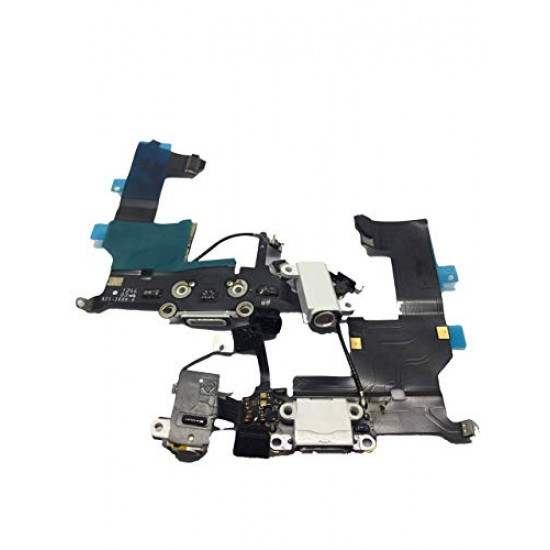 IPHONE 5 USB Charging Port Dock Connector Charging Flex Cable - White