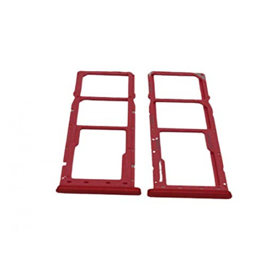 OPPO A1K C2 Sim Card Slot Sim Tray Holder Part and Memory Card Tray - Red