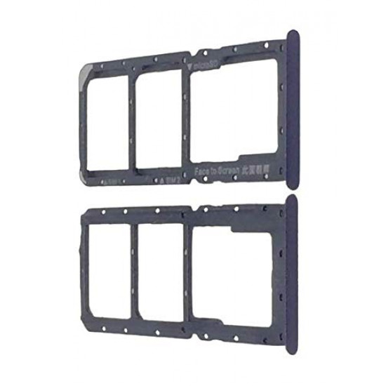 OPPO A3S Sim Card Slot Sim Tray Holder Part and Memory Card Tray - Black