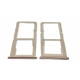 OPPO A83 Sim Card Slot Sim Tray Holder Part and Memory Card Tray - Gold