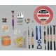 22 in 1 Professional Repair Toolkit Screwdriver Set for Various Smartphones Tablets incl 2mm Adhesive Tape, Solder Paste, Separator Wire
