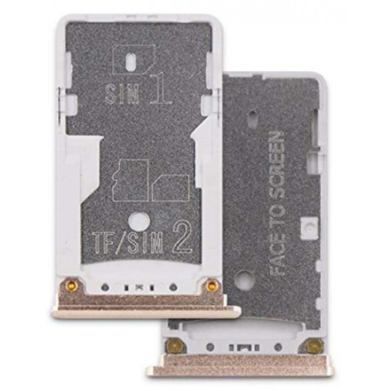 XIAOMI REDMI MI MAX 2 Sim Card Slot Sim Tray Holder Part and Memory Card Tray - Gold