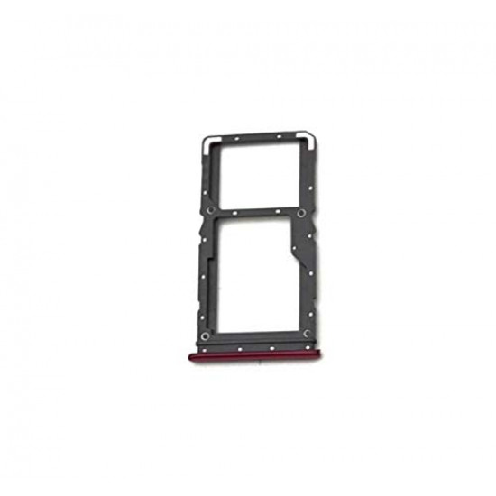 XIAOMI REDMI MI NOTE 7 Sim Card Slot Sim Tray Holder Part and Memory Card Tray - Red