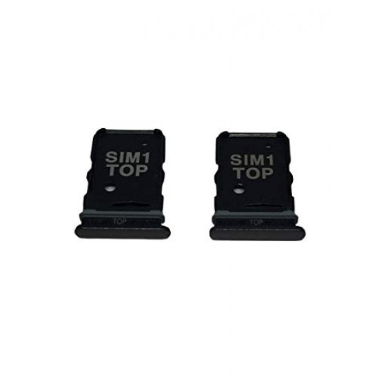 SAMSUNG A80 Sim Card Slot Sim Tray Holder Part and Memory Card Tray - Black