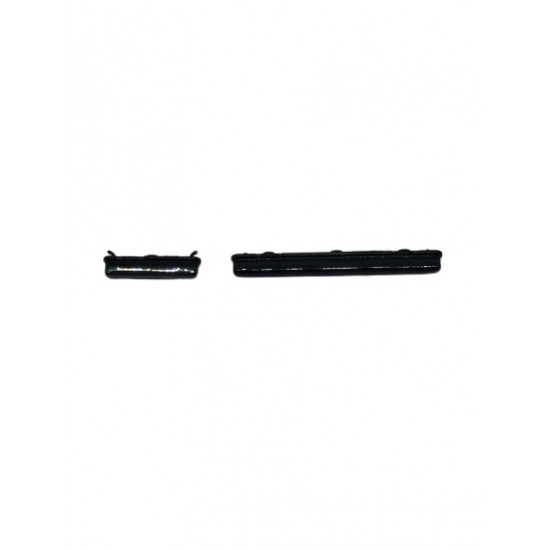 SAMSUNG A30S Outer Rubber Switch for Power and Volume Button - Black