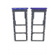 TECNO KC2 Sim Card Slot Sim Tray Holder Part Memory Card Tray - Blue
